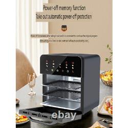 10L Mini Oven Electric Grill Convection Air Fryer Oven Touch Screen 1350W 220V