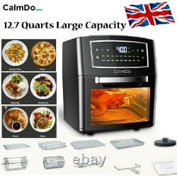 12.7 QT Air Fryer Toaster Oven Combo Convection Oven Fry Roast/Bake/ Reheat UK