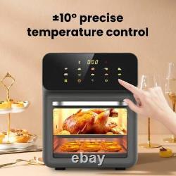 12L Air Fryer Digital Large Roast Oven 10 Programs Chips Frying Electric Cooker