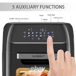 12L Air Fryer Low Fat Healthy Air Convection Oven Cooking Oil Free Kitchen 1800W