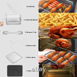 12L Air Fryer Low Fat Healthy Air Convection Oven Cooking Oil Free Kitchen 1800W