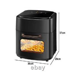 15L Electric Air Fryer Reheat Digital BBQ Chicken Oven Timer Frying Chips Cooker