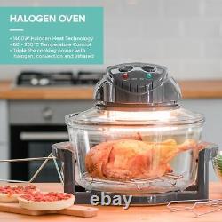 17L Digital Halogen Air Fryer Convection Oven 1400W Electric Function Cooker Fry
