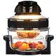 17l Halogen Air Fryer Rotary Convection Oven Multi Cooker Low Fat Health Black