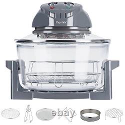 17L Halogen Convection 1400W Electric Cooker Oven Air Fryer with Extender Ring