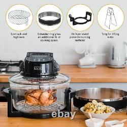 17L Halogen Digital Air Fryer Rotary Convection Oven Multi Cooker Low Fat Health