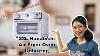 23l Hanabishi Air Fryer Oven Unboxing Features And Unit Dimension