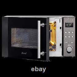 3 In 1 Combination Microwave Oven Stainless Steel Convection Oven Grill 800W 20L