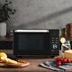 34l Drop-down Door Microwave Oven With Grill 6 Optional Microwave Power Levels
