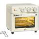 4 Slice Toaster Oven Homcom Convection Stainless Steel Adjustable Timer 7in1 New