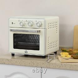 4 Slice Toaster Oven Homcom Convection Stainless Steel Adjustable Timer 7in1 NEW