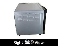 45L 1800W Convection Rotisserie Oven + Air Fryer Drum + Kebab BBQ Skewer Prongs