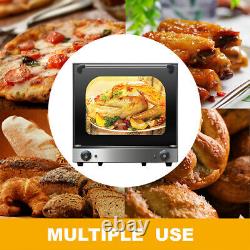 60L Countertop Convection Oven Commercial Toaster Oven 4 Racks Efficient Heating