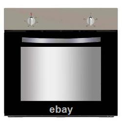 60cm Single Electric Oven In Stainless Steel, Multi-function SIA SSO59SS