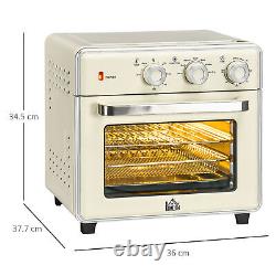 7-in-1 Toaster Oven 4-Slice with 60-min Timer Adjustable Thermostat 1400W