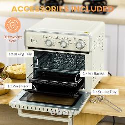 7-in-1 Toaster Oven 4-Slice with 60-min Timer Adjustable Thermostat 1400W