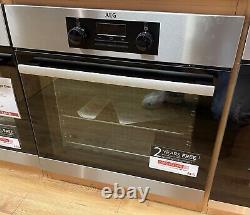AEG BEB231011M Electric Built In S/S Single Oven + 2 Year Warranty EX DISPLAY