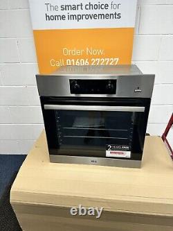 AEG BES355010M Single Oven Steambake in Stainless Steel EX DEMO HW180194