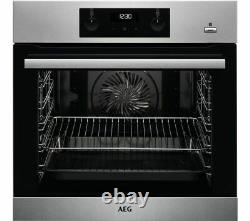 AEG BES356010M Single Oven Electric Steambake Stainless Steel