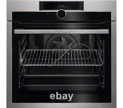 AEG BPE948730M Single Oven Built in Pyrolytic in Stainless Steel