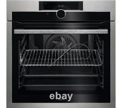 AEG BPE948730M Single Oven Built in Pyrolytic in Stainless Steel EX-DISPLAY