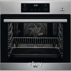 AEG BPK355020M Single Oven Electric Built In Stainless Steel BLEMISHED