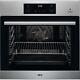 Aeg Bpk355020m Single Oven Electric Built In Stainless Steel Blemished
