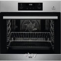 AEG BPK35502HM Single Oven Electric Built In Stainless Steel REFURBISHED