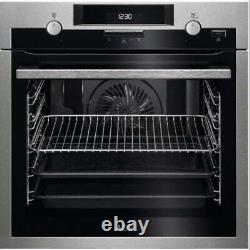 AEG BPS551220M Single Oven Electric Steambake Stainless Steel BLEMISHED