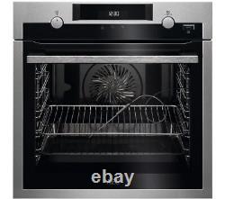 AEG BPS556020M Single Oven Pyrolytic Electric Stainless Steel GRADE B