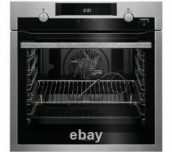 AEG BPS556020M Single Oven SteamBake Pyrolytic Electric Stainless Steel