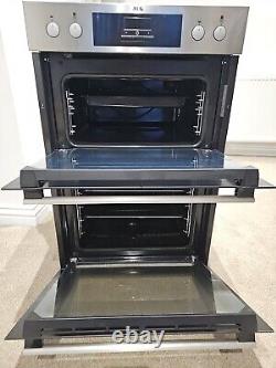 AEG DCB331010M 61L Built-In Double Oven Stainless Steel