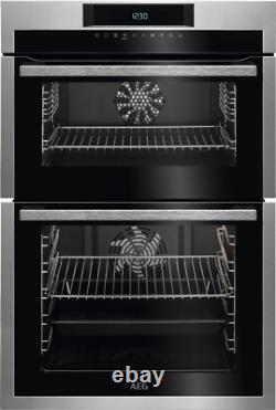 AEG DCE731110M Built In Double Electric Oven Stainless Steel FA8597