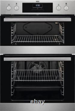 AEG DEB331010M Double Oven Built in Electric Stainless Steel GRADED