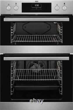 AEG DEB331010M Double Oven Electric Built in in Stainless Steel GRADE B