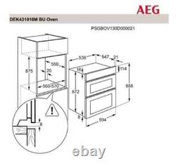 AEG DEK431010M Double Oven Built in Stainless Steel GRADE B