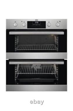 AEG Double Oven Built Under Stainless Steel Brand New In Box RRP £900 DUB331110M