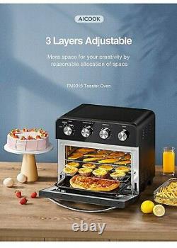 Aicook Air Fryer Toaster Oven 23L Convection Mini Oven Electric with Rotisserie