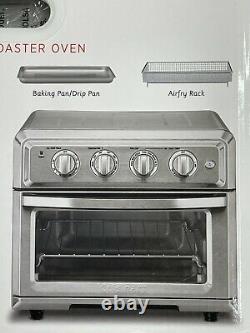 BRAND NEW Cuisinart TOA-60 Air Fryer Toaster Oven Silver FREE SHIPPING