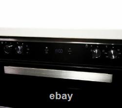 Beko Built Under Electric Double Oven Fan Grill BXTF25300X Black Stainless Steel