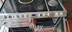 Belling Stainless Steel Double Oven Cooker Ceramic Top