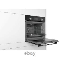 Bosch HHF113BA0B Series 2 Built In 59cm A Electric Single Oven Black