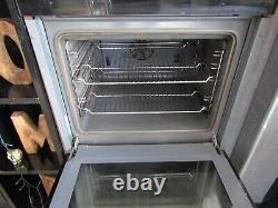 Bosch built under double oven HBN3B2 B Black Clean and fully working with trays