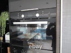 Bosch built under double oven HBN3B2 B Black Clean and fully working with trays