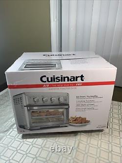 Brand New Sealed Box Cuisinart AirFryer Toaster Oven Stainles Steel Model TOA-60