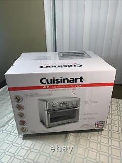 Brand New Sealed Box Cuisinart AirFryer Toaster Oven Stainles Steel Model TOA-60