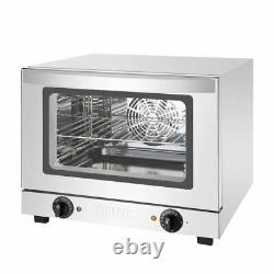 Buffalo Convection Oven in Silver Stainless Steel & Glass 21L