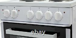 Bush BETAW50W 50cm 4 Sealed Plate Hobs Double Electric Cooker White
