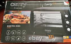 CAMRY CR 6017 Electric Countertop Convection Oven 63 Litre Black / Silver NEW
