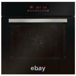 CDA SK511BL Single Oven Built In 11 Function Electric Pyrolytic LCD in Black GRA